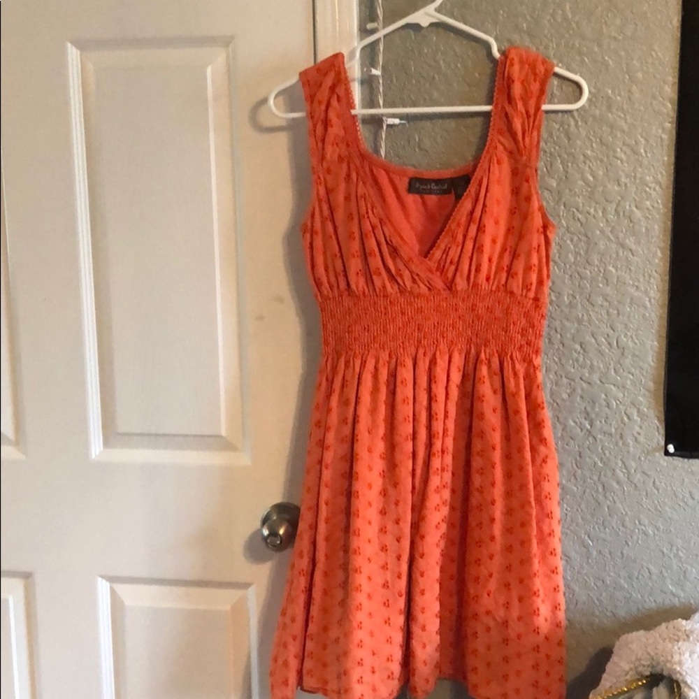 Orange Speed control sundress